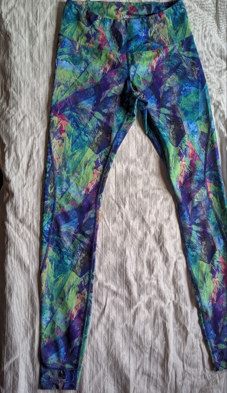 Asics Leggings Colorful Full Length Small